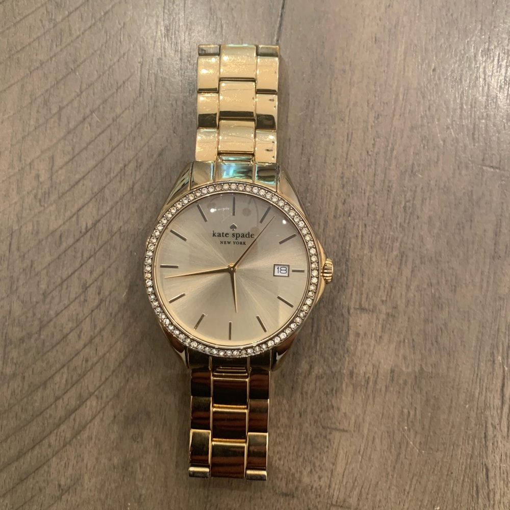 Gold Kate Spade watch in excellent condition